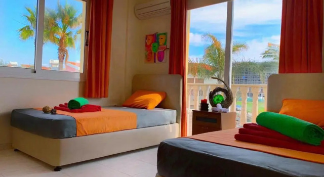 Beach Villa Sea View, XXL Pool, 4 Bedroom, Réserver Villa Ayía Nápa Famagusta