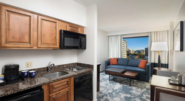 Четырёхместный полулюкс DoubleTree by Hilton Houston Medical Center Hotel & Suites