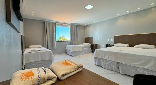 Четырёхместный номер Economy Hotel Luar de Itapua