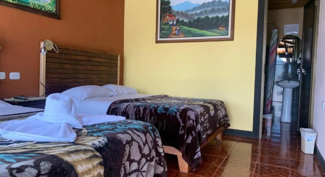 Номер Standard с видом на горы Cabinas Vista Al Golfo
