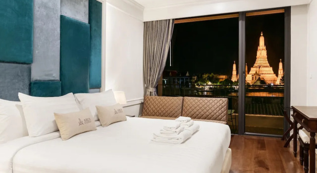 Двухместный номер Deluxe с балконом и с видом на реку ARUN Riverside Bangkok