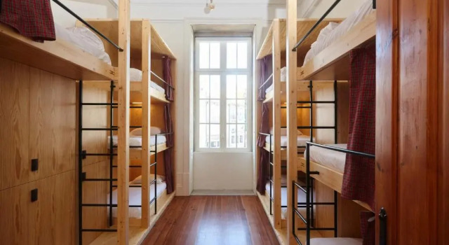 Кровать в общем номере The Passenger Hostel