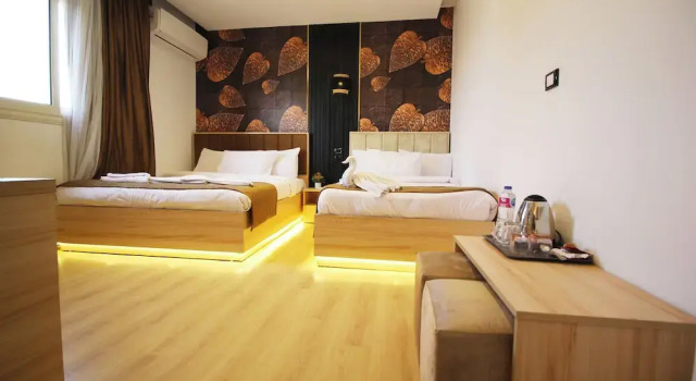 Трёхместный номер Deluxe с видом на город Palm Pyramids View Hotel