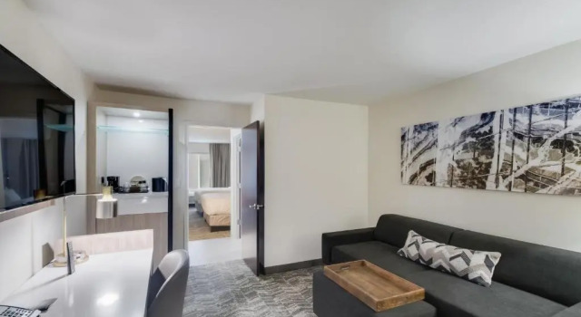 Двухместный люкс SpringHill Suites by Marriott Dallas NW Highway at Stemmons / I-35East