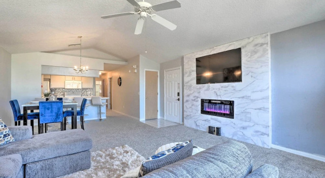 < 8 Mi to Disney: Getaway w/ Deck in Kissimmee!, Varaa Villa Kissimmee Kissimmee
