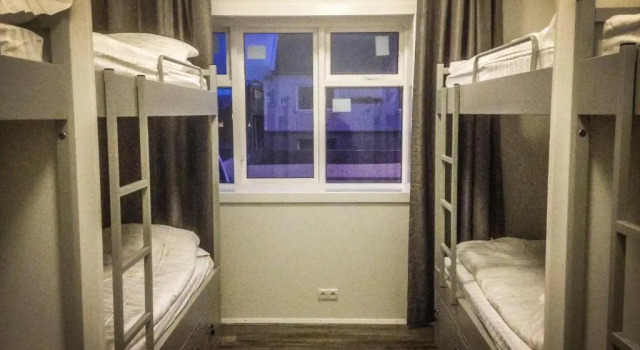Кровать в общем номере Bakki Apartments & Hostel