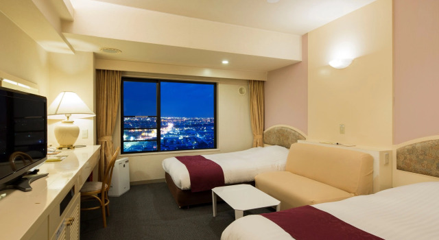 Двухместный номер Standard с красивым видом из окна Asahikawa Park Hotel