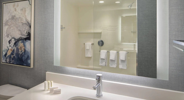 Двухместный люкс c 1 комнатой с видом на город Residence Inn by Marriott Stamford Downtown