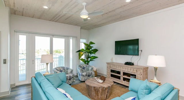 3br/3.5ba - Hot Tub, Pool, 360-degree Rooftop View 3 Bedroom Townhouse, Забронировать Дом для отпуска Виллы Mustang Island, Вилла