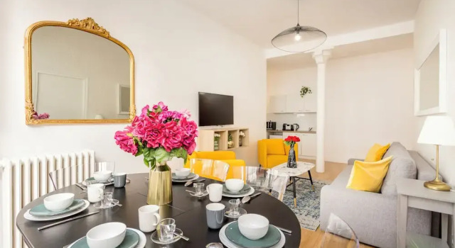 Апартаменты с видом на город Merveil Family Suites - Louvre - Sentier I-II