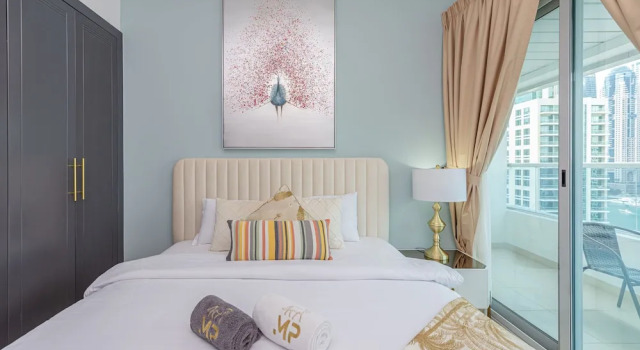 Marina View Spacious 1 BR Near Metro Apartments, Забронировать Апартаменты/квартира Апартаменты Эмирата Дубая, рядом с Dubai Marina Yacht Club, Апартаменты/квартира