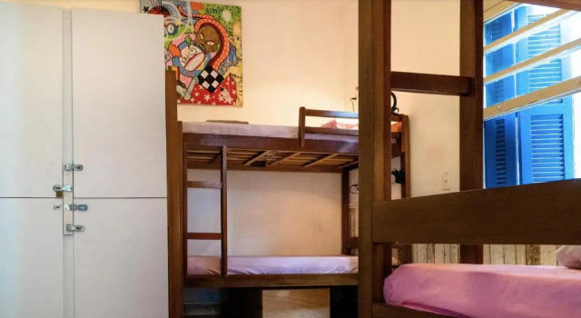 Кровать в общем номере Paradiso Hostel & Suites - TOP 1 DE SÃO PAULO