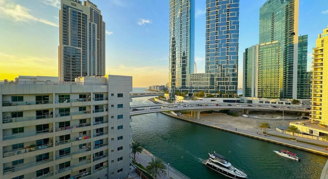 Квартира 7th Floor Sea & Canal View 1BR Near Beach, Забронировать Апартаменты/квартира Дубай Эмират Дубай, рядом с Dubai Marina Yacht Club