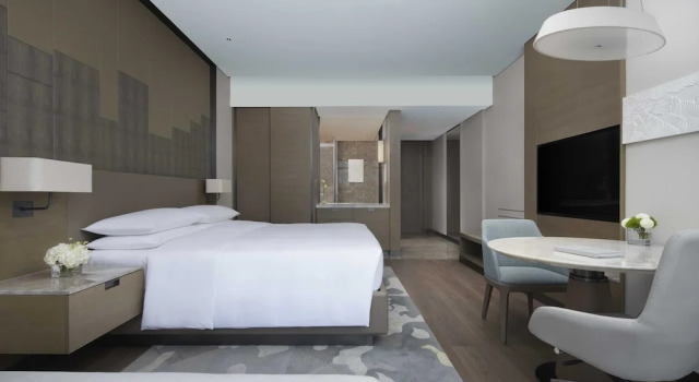 Двухместный номер Standard с видом на город Wenzhou Marriott Hotel