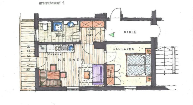 Апартаменты Pension Mühle