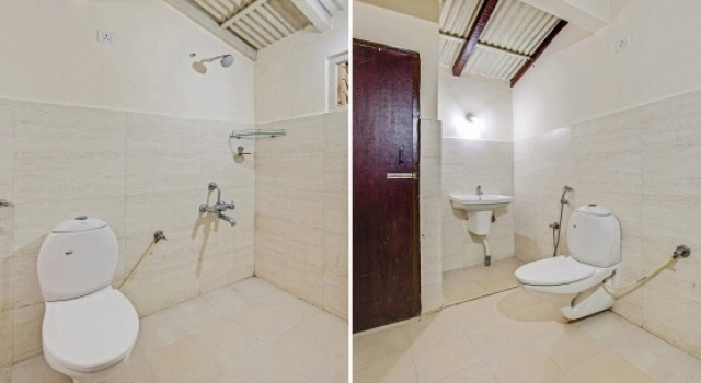 Кровать в общем номере Bannerghatta Nature Camp-Jungle Lodges