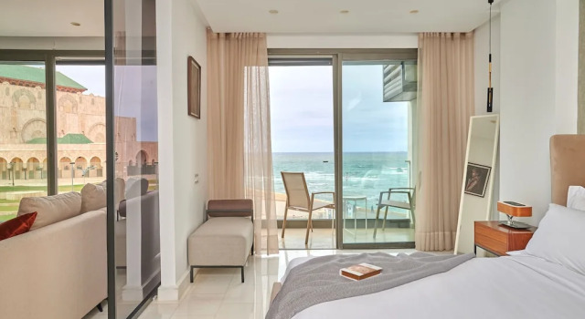 TheCasaEdition Sea view & Mosque Hassan2, Rezervasyon Apart Otel Doukkala-Abda apart oteller, Apart Otel