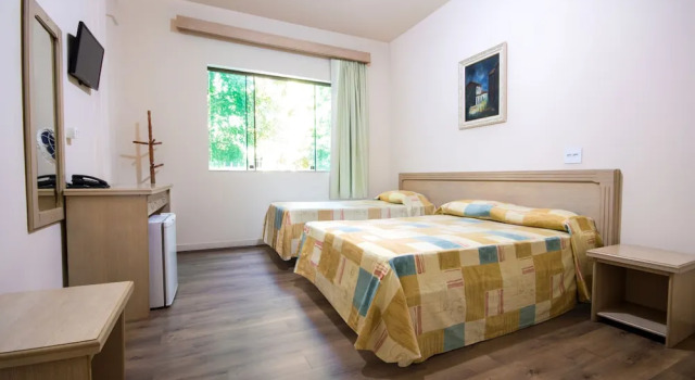 Двухместный номер Executive Hotel Dan Inn Poços de Caldas - A melhor localização do Centro by Nacional Inn