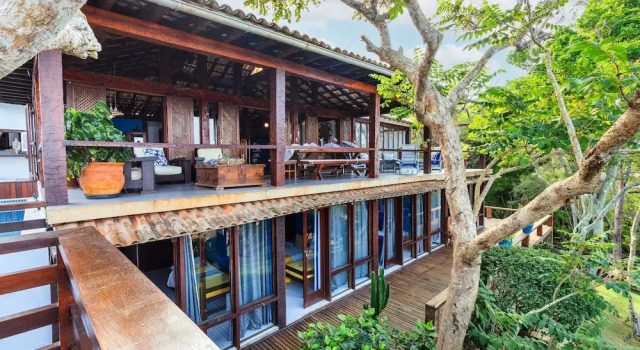 Двухместный номер Deluxe с частичным видом на океан Maravilha Pousada e Centro de Retiros