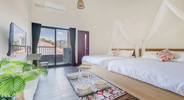 Четырёхместный номер Superior с балконом Pumori Guesthouse