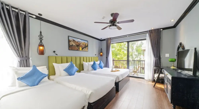 Трёхместный номер Deluxe Daisy An Bang Villa