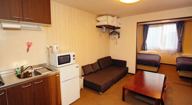 Семейный номер Deluxe с балконом Bens Guesthouse Kyoto