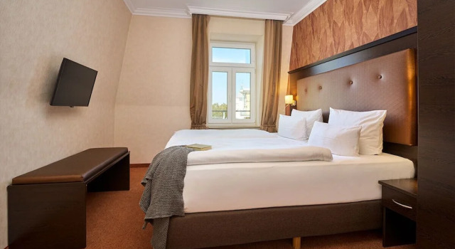 Полулюкс c 1 комнатой с балконом и с видом на море Strand- und Wellnesshotel Preussenhof