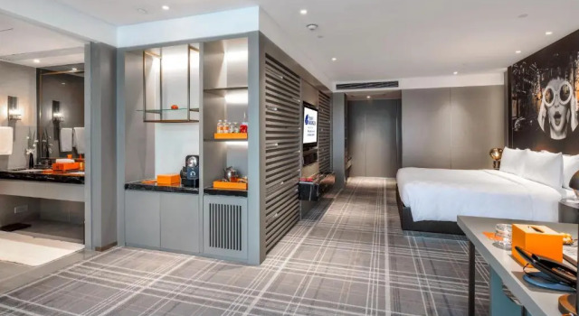 Двухместный номер Premium с видом на город Hotel Indigo Shanghai JingAn by IHG