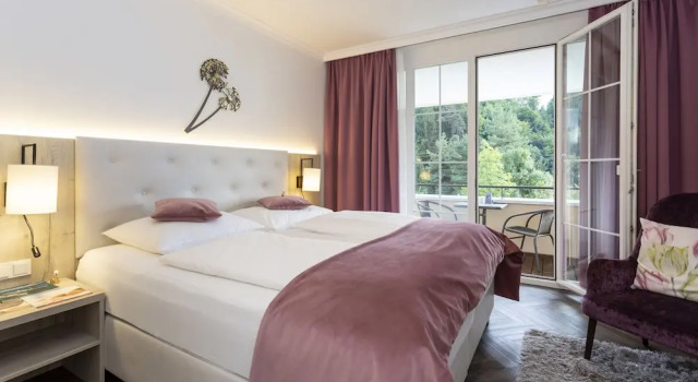 Двухместный номер Deluxe с балконом Boutiquehotel Bergvilla Am Fuße der Alpen