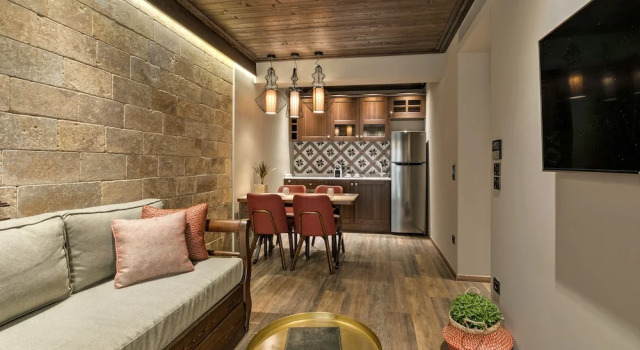 Апартаменты Superior с 2 комнатами с балконом Estia Boutique Apartments