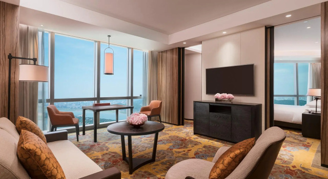 Люкс Grand с видом на реку Grand Hyatt Changsha