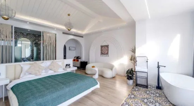 Семейный люкс с 2 комнатами Dali Dandi Cliff Seaview Image Holiday Meishu (Bohai Branch)