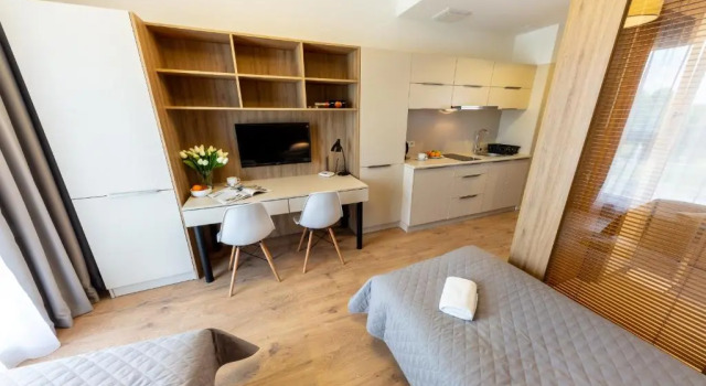 Студия Deluxe Apartments "Wolska Residence"