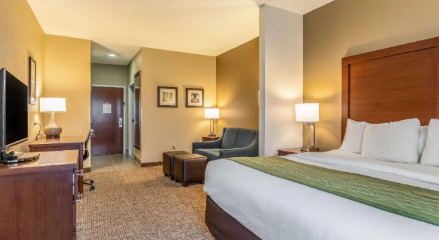 Люкс c 1 комнатой Comfort Inn & Suites Tuscumbia-Muscle Shoals