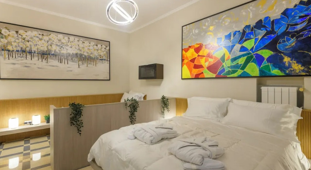 Четырёхместный номер Luxury с видом на внутренний двор DibraLuxurySuites Duomo