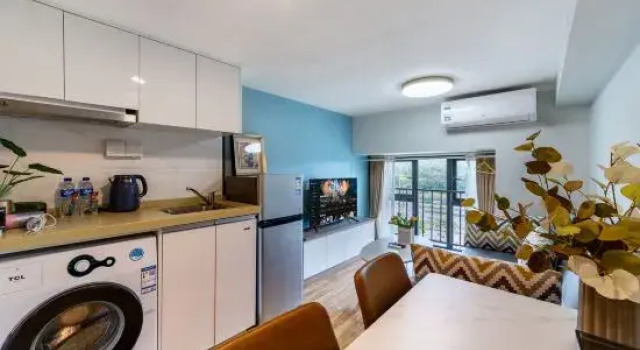 Люкс Comfort Jilaideng·International Apartment (Florence Town | Sanshan Xincheng South Subway Station Branch)