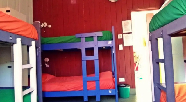 Кровать в общем номере Alhue Patagonia Hostel