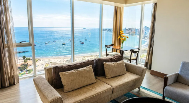 Люкс Premium с видом на океан Hotel Terrado Cavancha