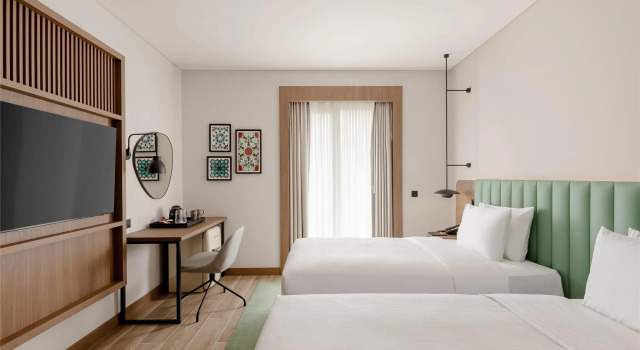 Двухместный номер Standard с балконом Hilton Garden Inn Agdam