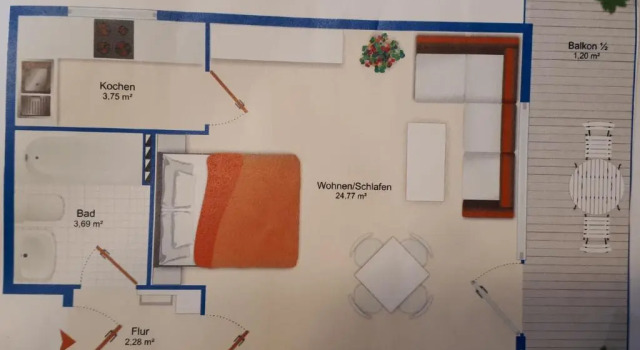 Апартаменты Ferienwohnung Bergblume