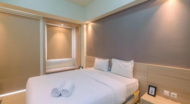 Номер Standard New Furnished with Cozy Stay @ Studio Mustika Golf Residence Apartment