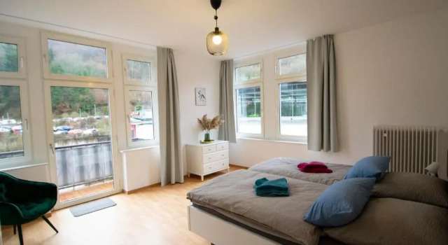 Апартаменты с 2 комнатами Haus Alleegarten