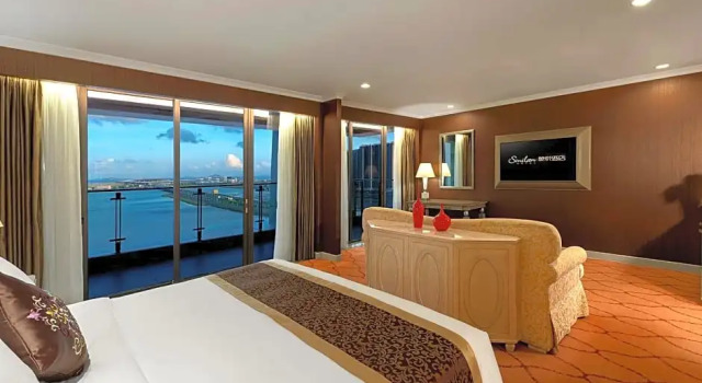 Двухместный номер Deluxe с видом на море Similan Hotel Zhuhai-Gongbei Port High speed Railway Station