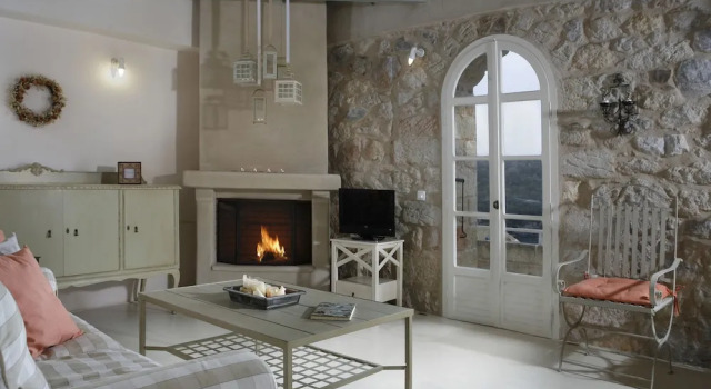 Вилла Deluxe с видом на море Katikies Manis Suites