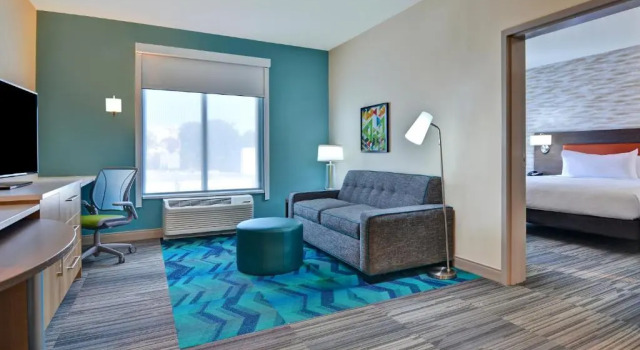 Двухместный люкс c 1 комнатой Home2 Suites By Hilton Savannah Midtown, Ga