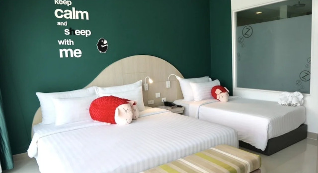 Трёхместный номер Deluxe SLEEP WITH ME HOTEL design hotel @ patong