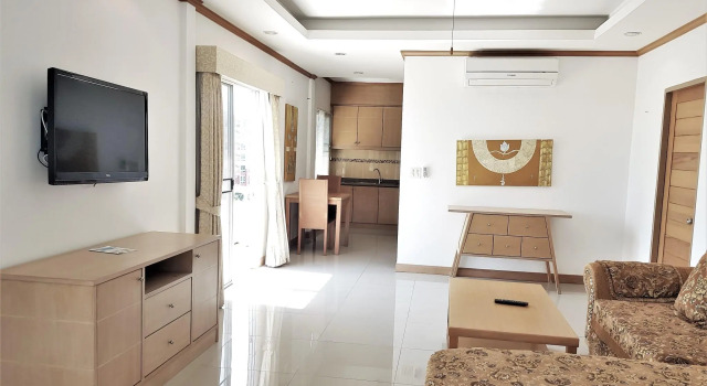 Baan Suan Lalana Tc 1 bedroom penthouse with sea view apartment Pattaya, Забронировать Апартаменты/квартира Джомтьен-Бич Паттайя