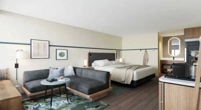 Номер Standard с видом на сад Monterey Beach Hotel, a Tribute Portfolio Hotel