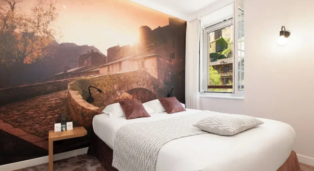 Номер Deluxe Hôtel Restaurant Le Relays du Chasteau - Logis Hôtel