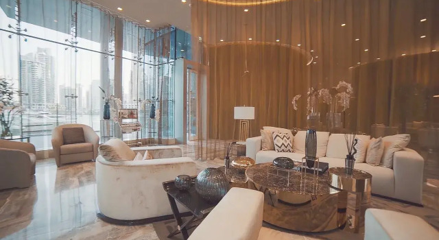 Design Apartment With Stunning View Of Palm Island, Забронировать Апартаменты/квартира Дубай Эмират Дубай, рядом с Jumeirah Palm Tram Station